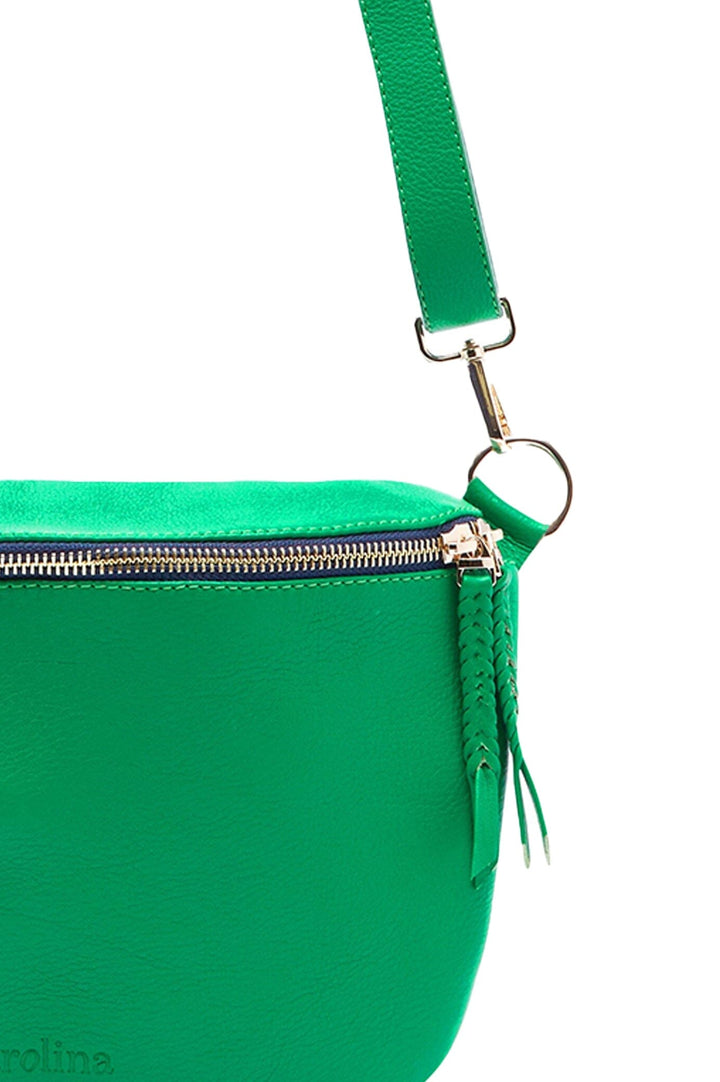 Ramona Leather Handbag Emerald Crossbody Bag