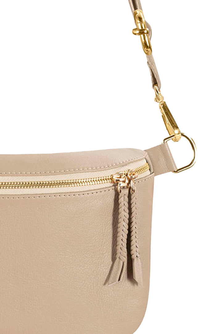 Ramona Leather Handbag Nude Crossbody Bag