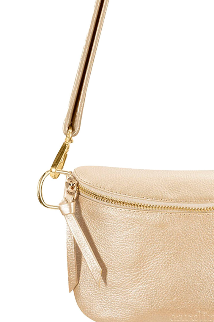 Ramona Small Leather Handbag Gold Leather