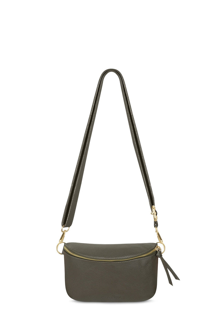 Ramona Small Leather Handbag Olive Leather