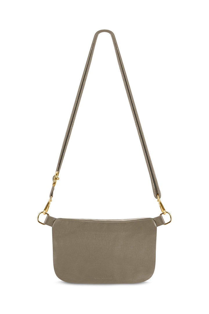 Ramona Leather Handbag Khaki Crossbody Bag