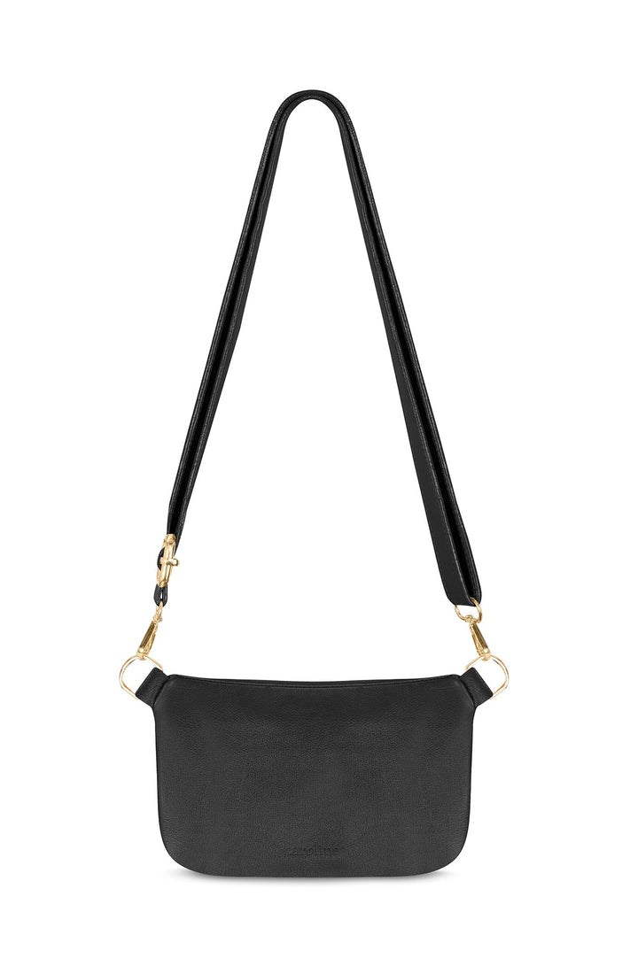 Ramona Leather Handbag Black Cowhide Leather