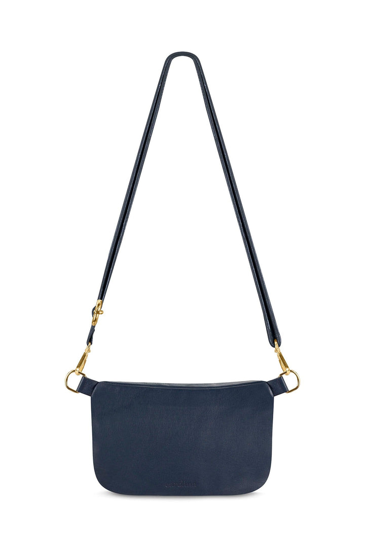 Ramona Leather Handbag Navy Crossbody Bag