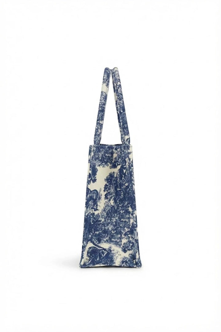 Sardinia Tote Bag Navy Forest Handbags
