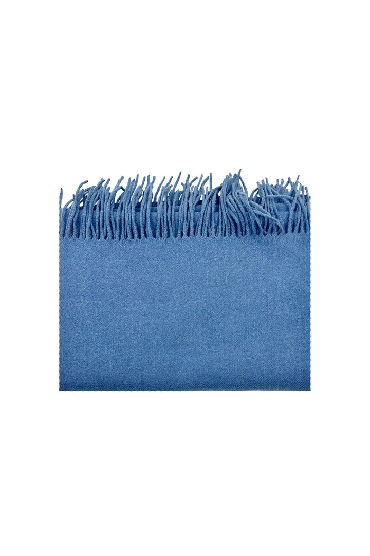 Sofia Scarf Denim Blue Cashmere Scarf