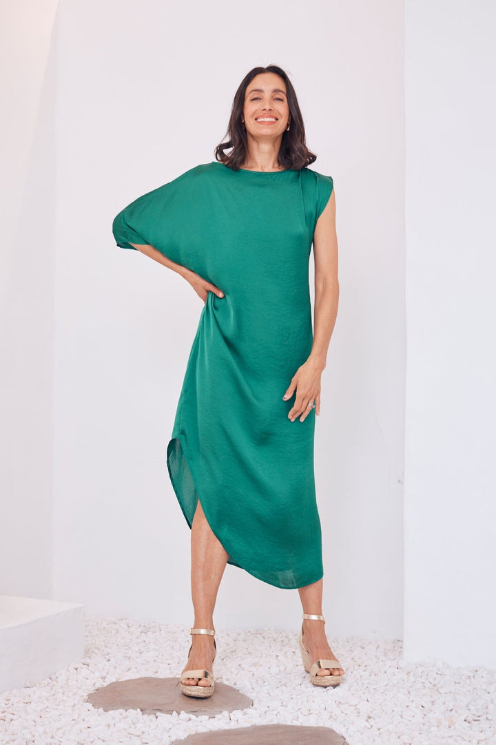 St Tropez Dress Emerald st tropez