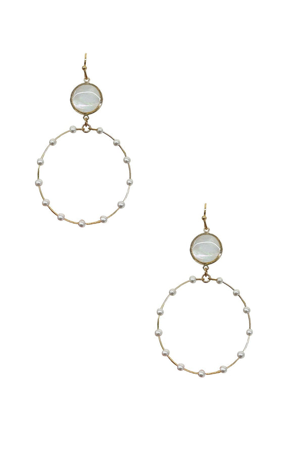 Trudi Pearl Earrings