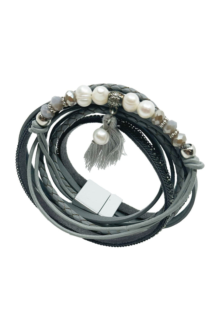 Winslow Wrap Bracelet Grey Bracelet