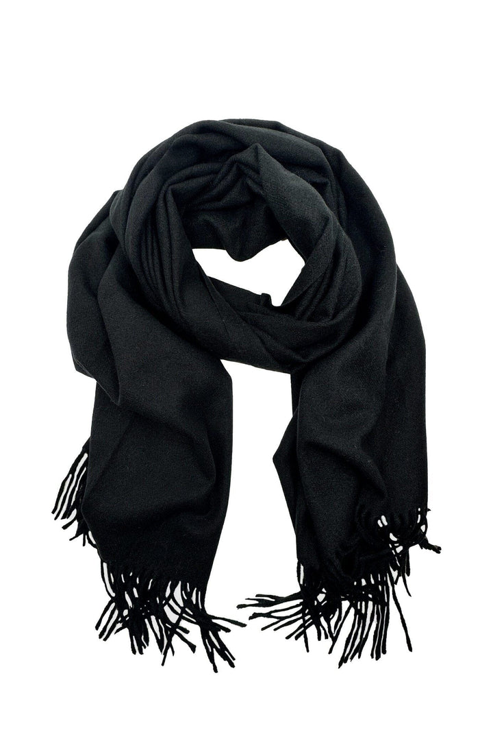 Capri Cashmere Scarf Black Scarves