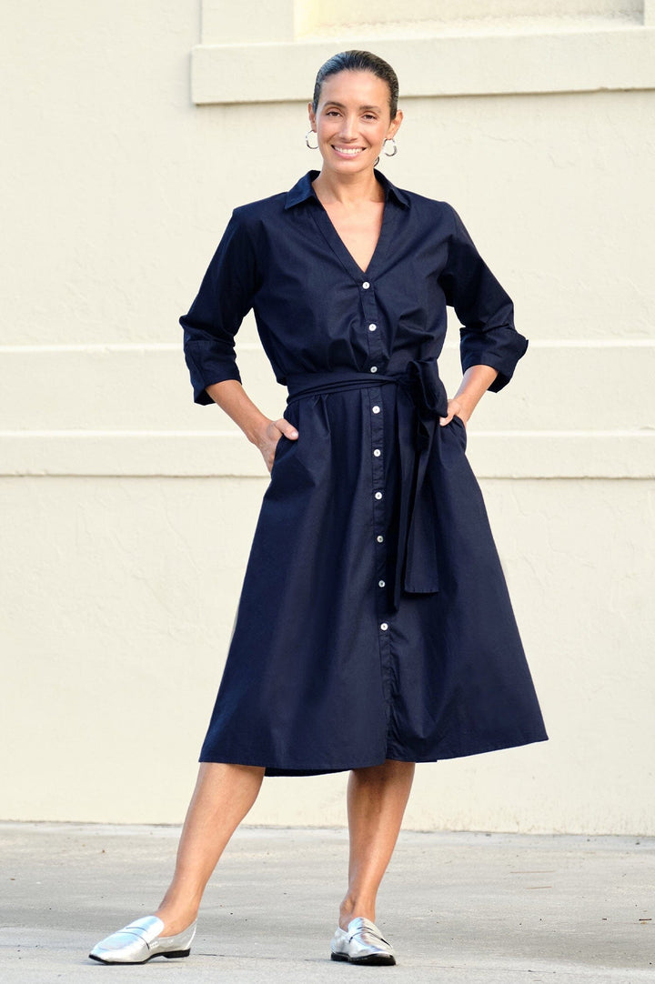 Celia Dress Navy - Pre Order Dress