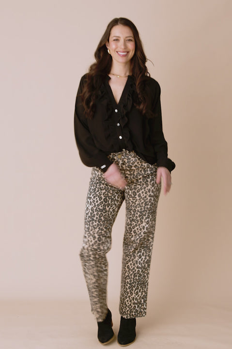 Amery Long Sleeve Top Black product video from Carolina