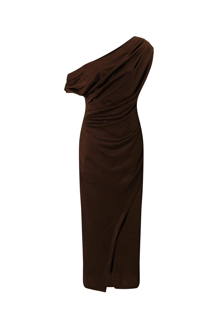 Roslyn Dress Brown - Pre Order Dress