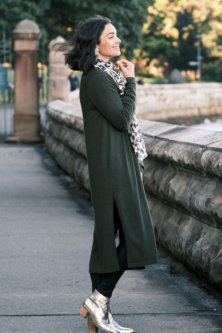 Gracelyn Cardigan Olive Knitwear