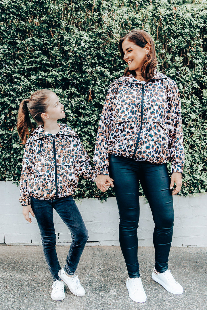 MiniMe Kids Leopard Hoodie Jacket Jacket