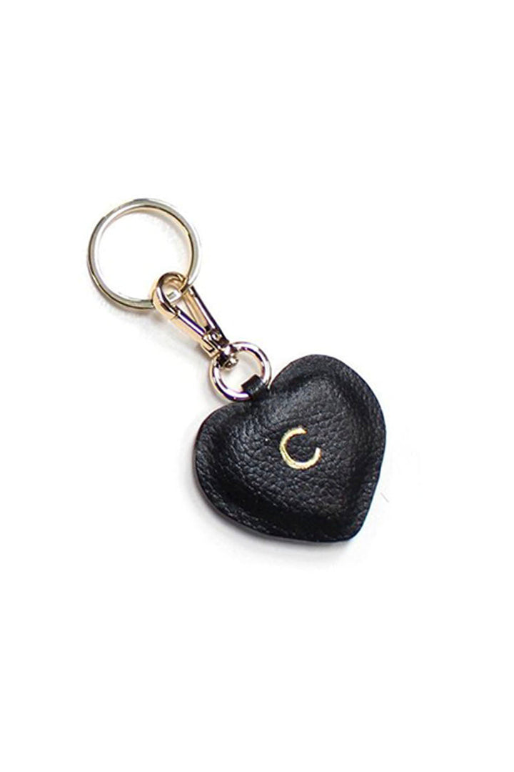 Heart Leather Keyring 