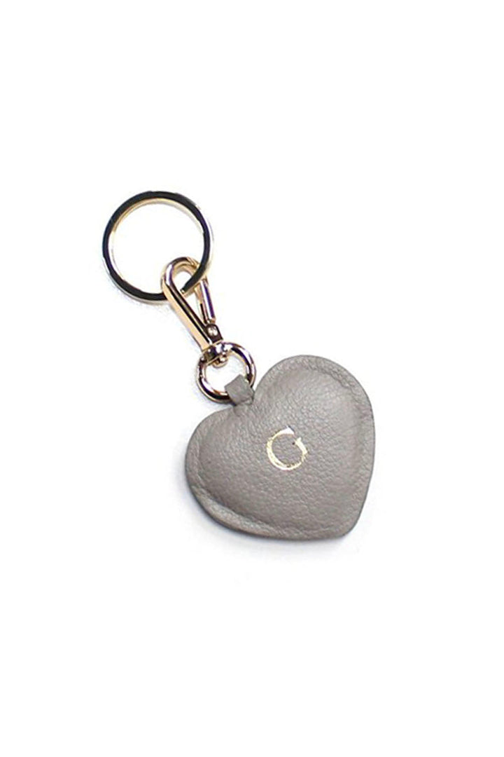 Heart Leather Keyring 