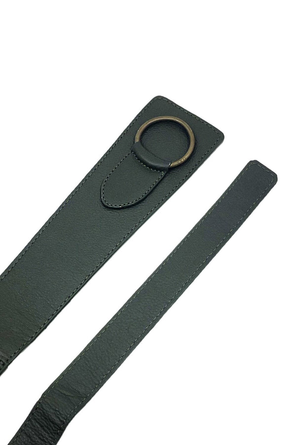 Layla Wrap Around Belt Olive Belts