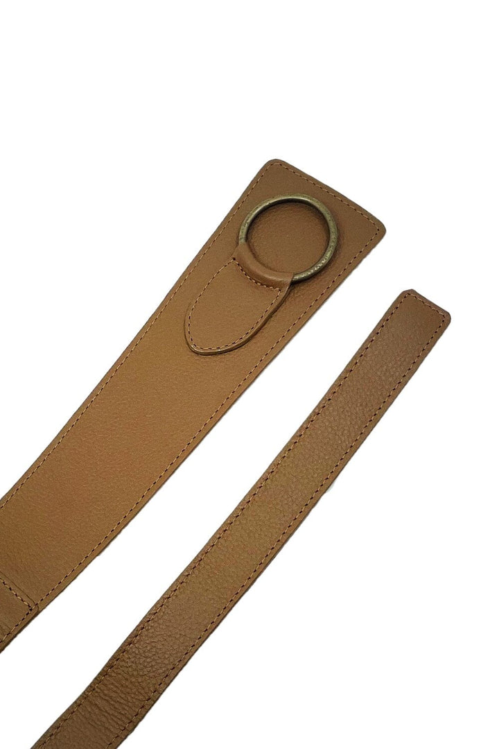 Layla Wrap Around Belt Tan Belts