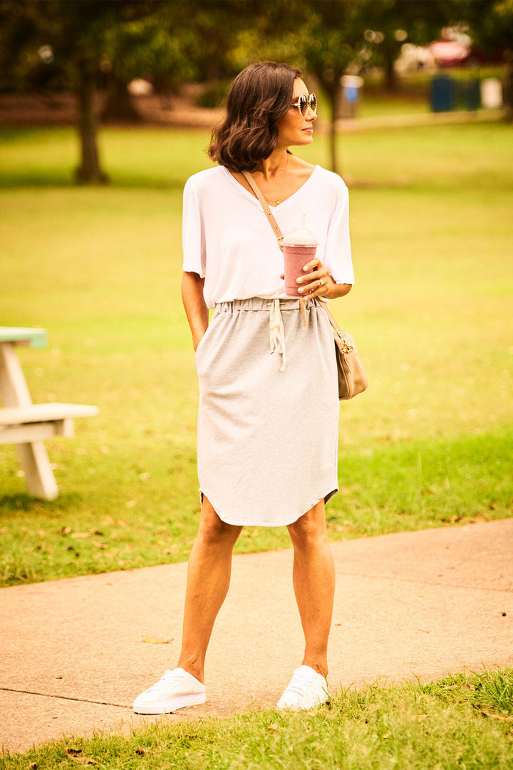 Loungewear Skirt Grey Loungewear