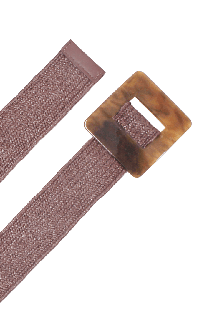 Mahana Elasticised Belt Mauve Belts