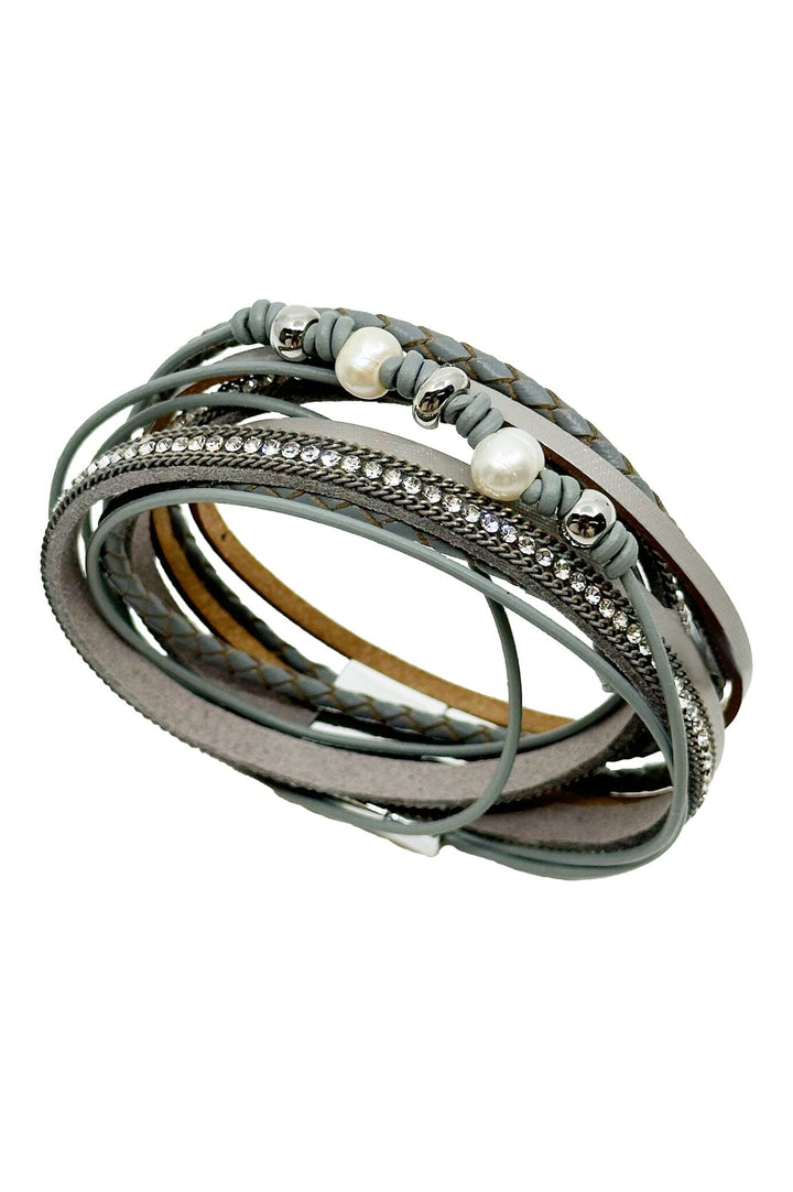 Mallorie Wrap Bracelet Silver Bracelet