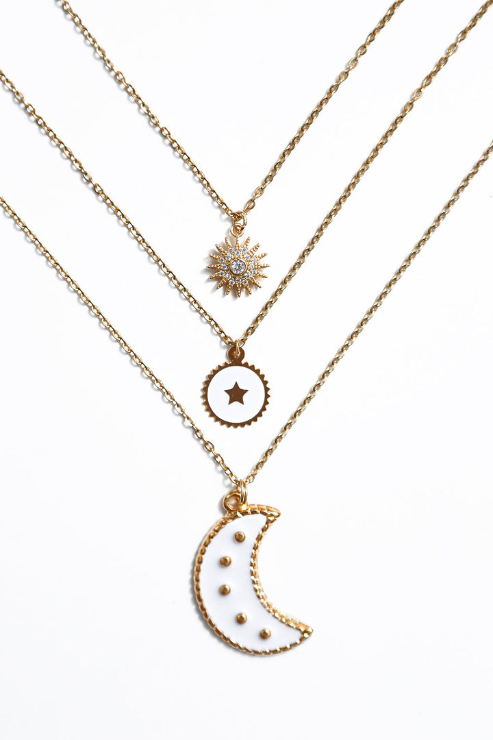 Under the Stars Necklace White Necklace