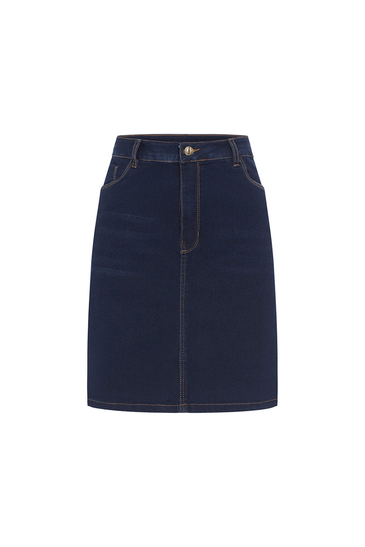 Amber Blue Denim Skirts Skirt